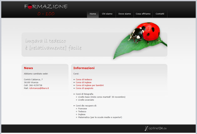 webdesign formazione großansicht